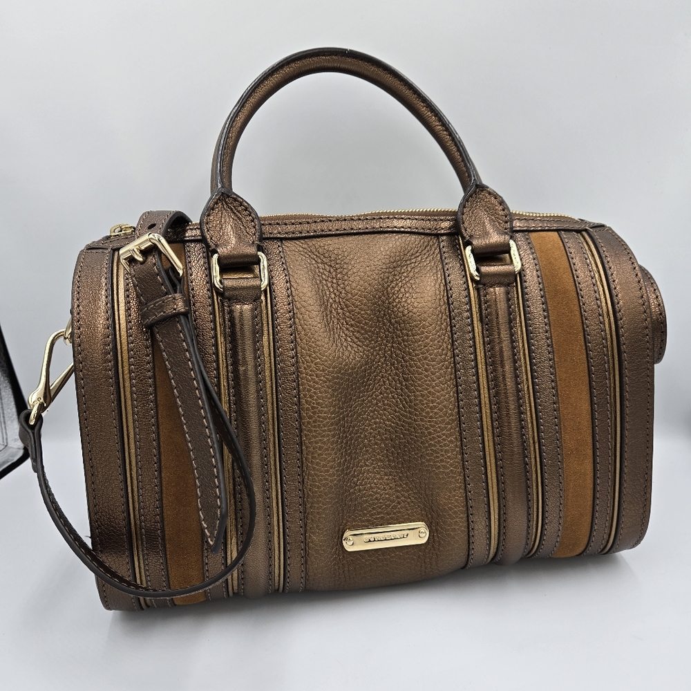 Burberry Bronze Alchester Bowling Bag